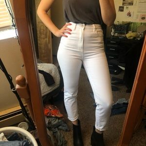 White Mom Jeans